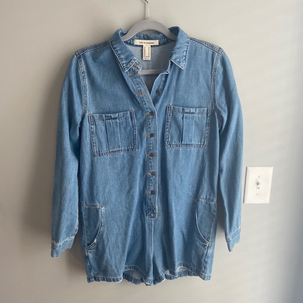 Vintage Denim Romper